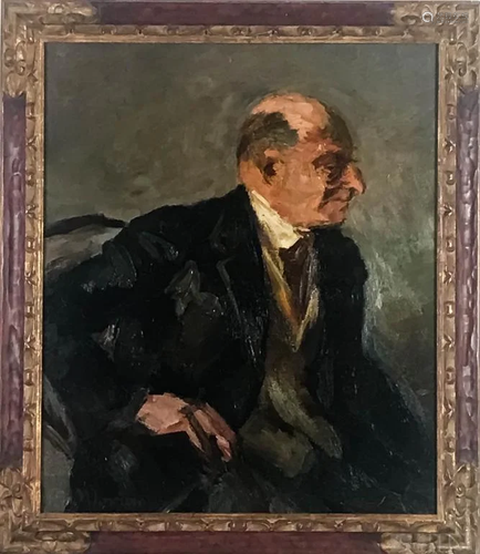 Edmund Pick Morino 1877-1958 Portrait Oil Painting