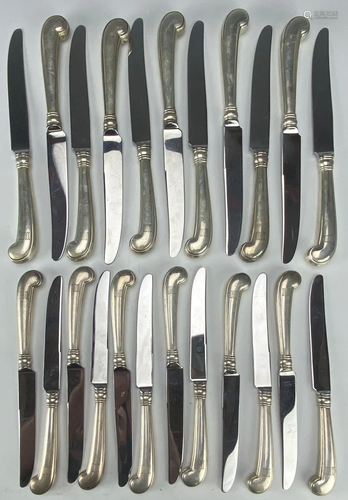 Rare Tiffany & Co. King William Pistol Grip Knives