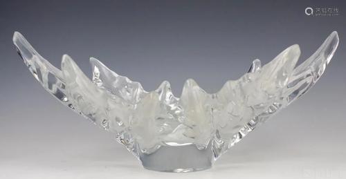 Lalique French Art Glass Champs Elysees Bowl 18