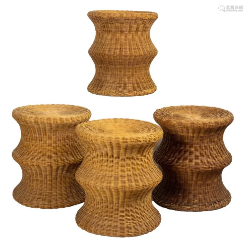 Set of 4 Eero Aarnio for Stendig Mushroom Stools