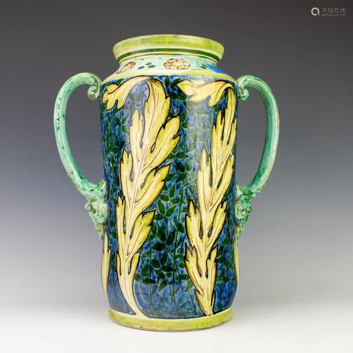 Cassandia Walker Della Robbia English Pottery Vase