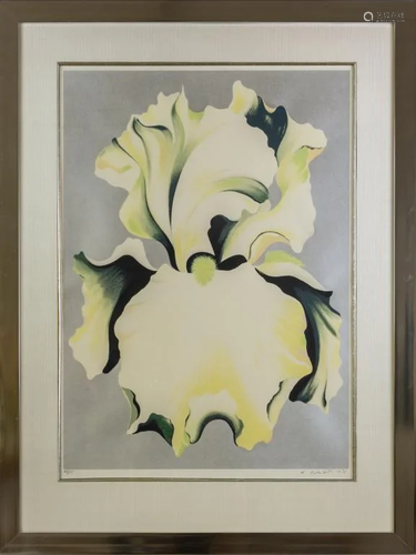 Artist Signed 78' L/E Floral Serigraph Screenprint