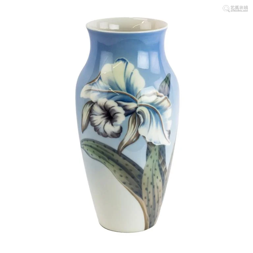 Large Royal Copenhagen Lily Flower Porcelain Vase