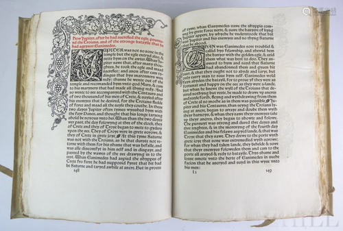 Kelmscott Press Recuyell Historyes of Troye Books