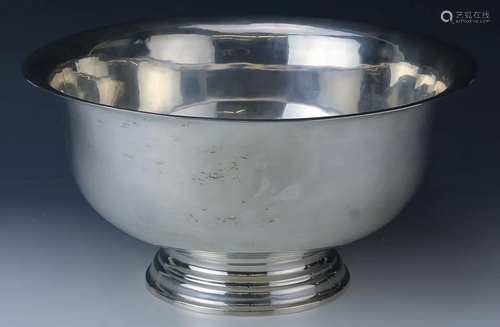 Tane Mexican 925 Sterling Silver Punch Bowl 2048g