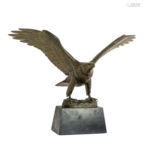 GILROY ROBERTS Great American Eagle Bronze Statue