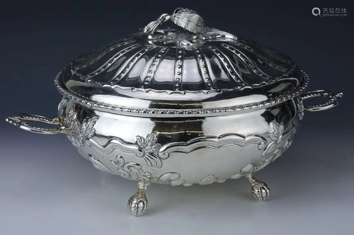 Tane Mexican Sterling Silver Lidded Tureen 3210g