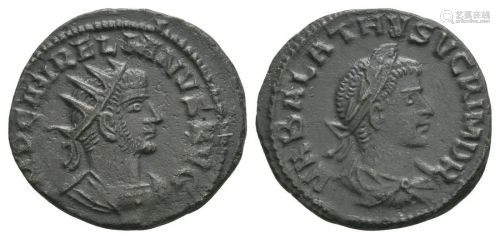 Vabalathus and Aurelian - Antoninianus