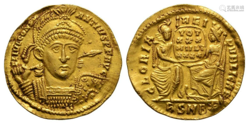 Constantius II - Gold Roma and Constantinopolis So…