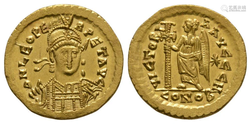 Leo I - Victory Gold Solidus