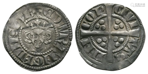 Edward I - Lincoln - Long Cross Penny