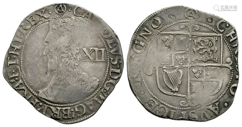 Charles I - Tower - Shilling