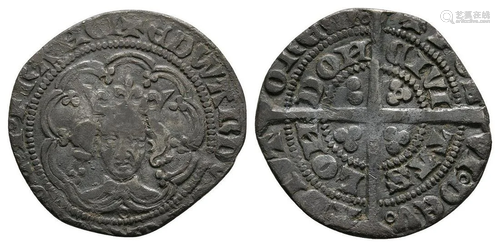 Edward III - London - Pre Treaty Halfgroat