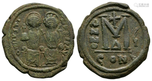 Justin II - Large M Follis