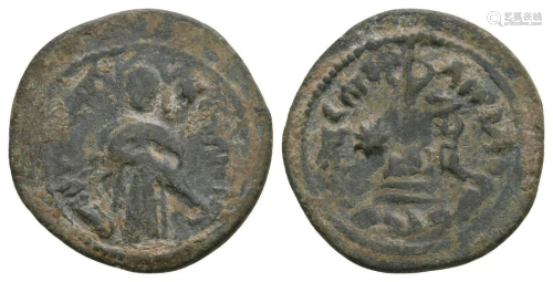 Arab-Byzantine - Abd al-Malik - Bronze
