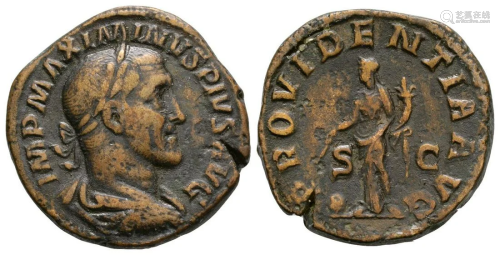 Maximinus I - Providentia Sestertius