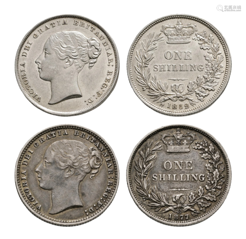 Victoria - 1852/1877 Die 5 - Shillings [2]