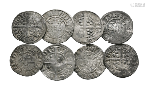 Edward I & later - Long Cross Pennies [8]