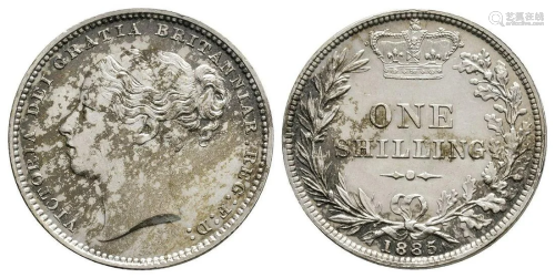 Victoria - 1885YH - Shilling