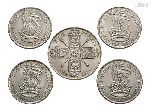 George V - Florin and Shillings [5]