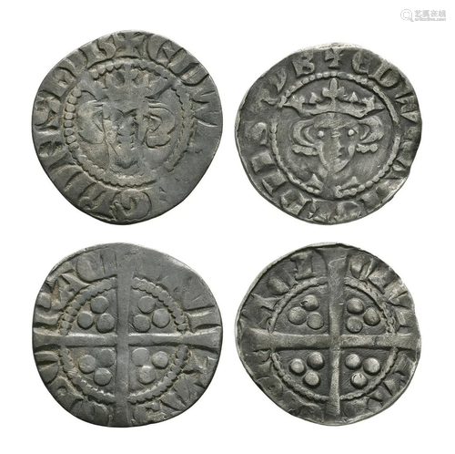 Edward II - York - Long Cross Pennies [2]