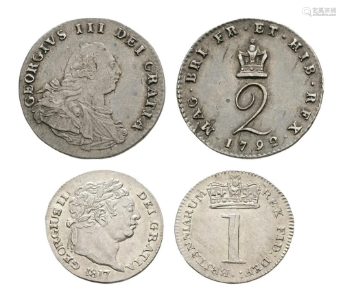 George III - 2d and Maundy Penny [2]