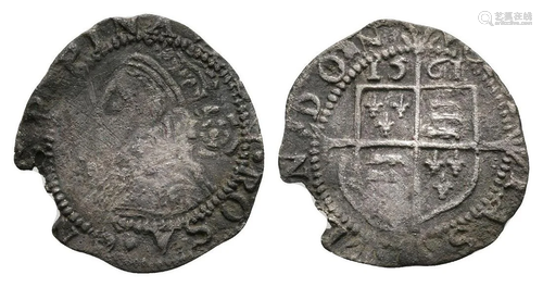 Elizabeth I - 1561 - Three Farthings