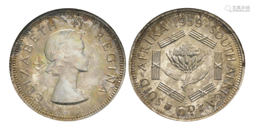 South Africa - 1959 - Proof Sixpence