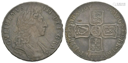 William III - 1697 NONO - Halfcrown
