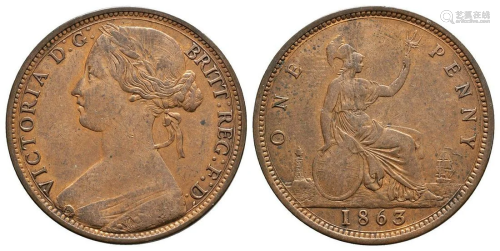 Victoria - 1865 - Bronze Penny