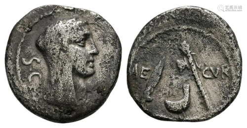 P Sulpicius Galba - Emblems Denarius