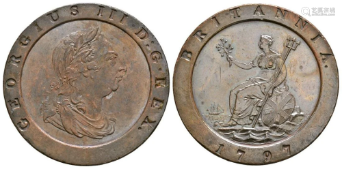 George III - 1787 - Cartwheel Twopence