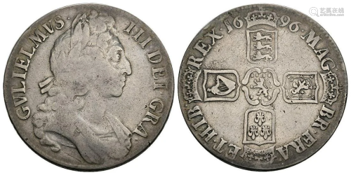 William III - 1696 - Crown