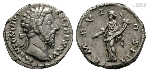 Marcus Aurelius - Aequitas Denarius