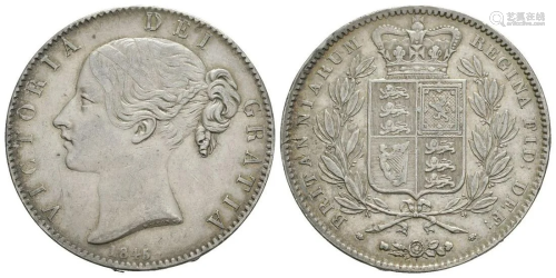 Victoria - 1845 VIII Cinquefoils - Crown