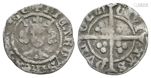 Richard II - Durham - Long Cross Penny