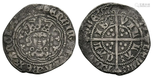 Henry VI - Calais - Annulet Halfgroat