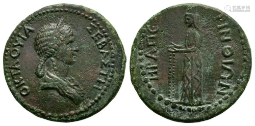 Octavia - Thrace - Perinthos - Hera Bronze