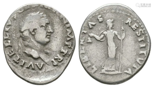 Vitellius - Libertas Denarius