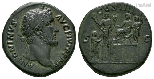 Antoninus Pius - Liberalitas Sestertius