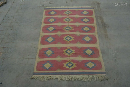 A VINTAGE AFGHANI WOVEN TURKOMAN BELJIK K…