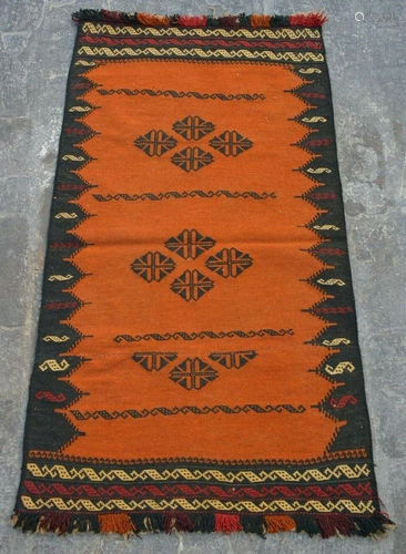 A VINTAGE AFGHANI WOVEN QALAINO TURKISH …