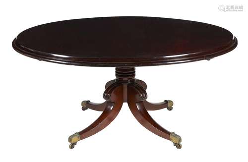 An Irish George IV mahogany centre table