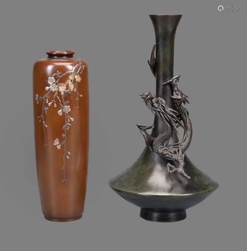 A Japanese Bronze Vase