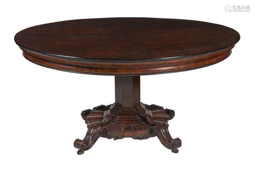 ϒ A Victorian rosewood centre table