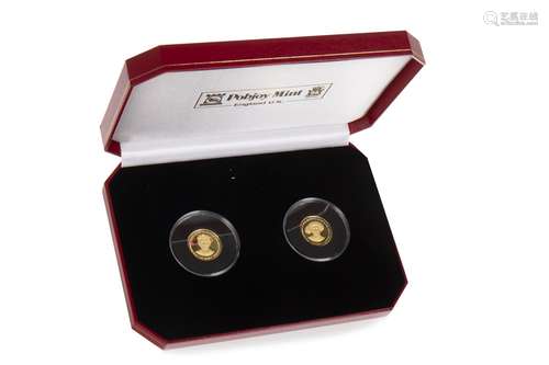 A POBJOY GOLD COIN SET