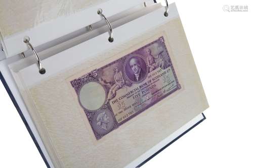 A LOT OF UK AND OTHER 20TH CENTURY BANKNOTES