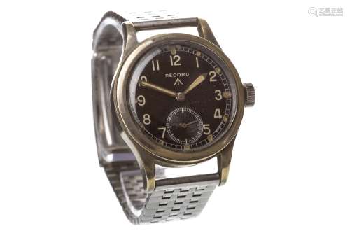 A GENTLEMAN'S RECORD MILITARY ISSUE WATCH