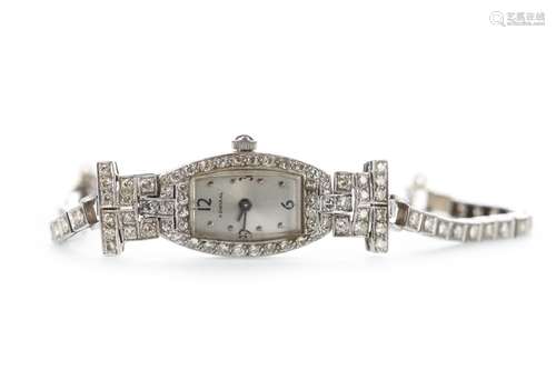 A MID 20TH CENTURY DIAMOND COCKTAIL WATCH