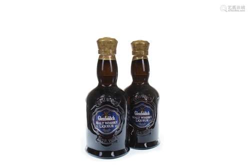 TWO 50CL BOTTLES OF GLENFIDDICH MALT WHISKY LIQUEUR